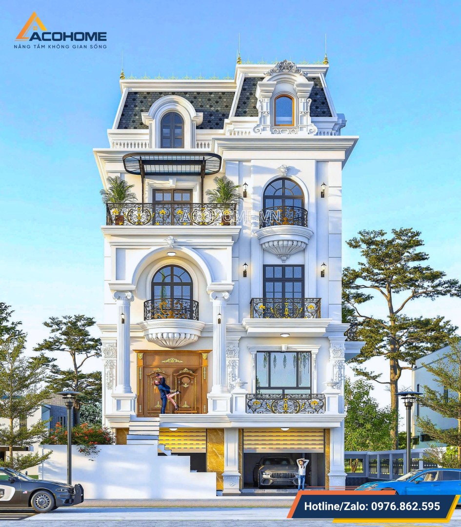 Biệt Thự Mái Mansard Hoành Tráng,…