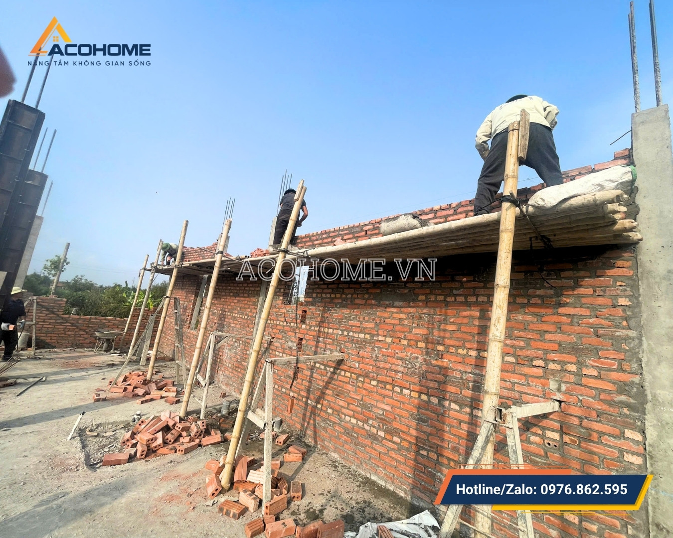 Xây tường bao chuẩn chất lượng và kỹ thuật