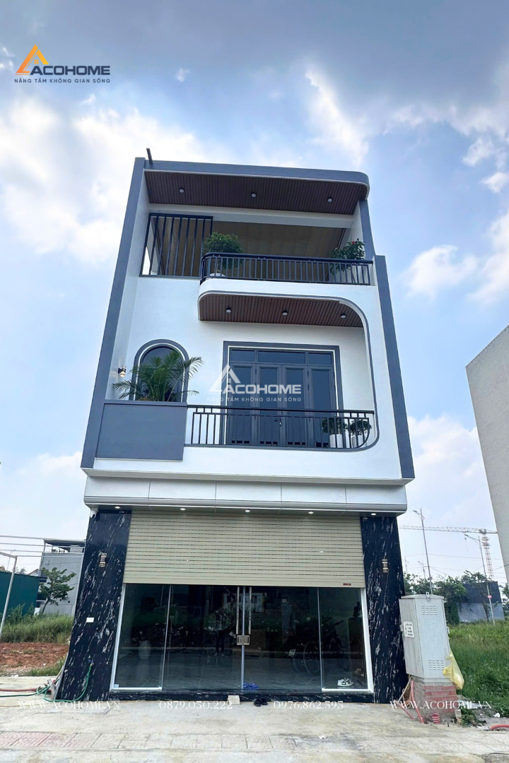 Bàn giao nhà phố hiện đại tại Vĩnh Phúc từ thiết kế đến thi công