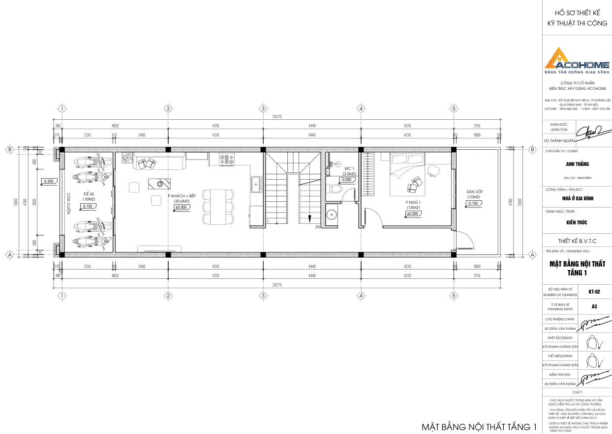 Công năng mẫu nhà phố phong cách tân cổ