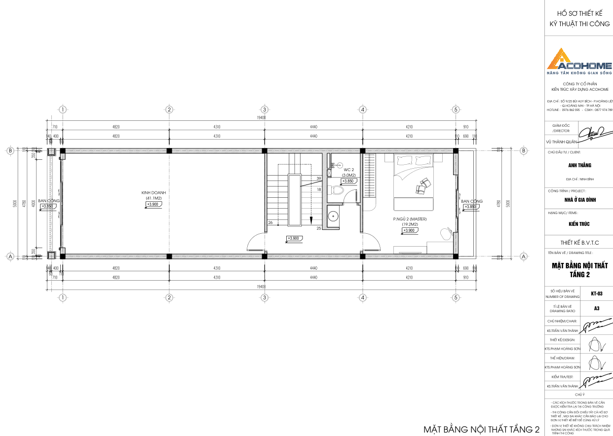 Công năng mẫu nhà phố phong cách tân cổ